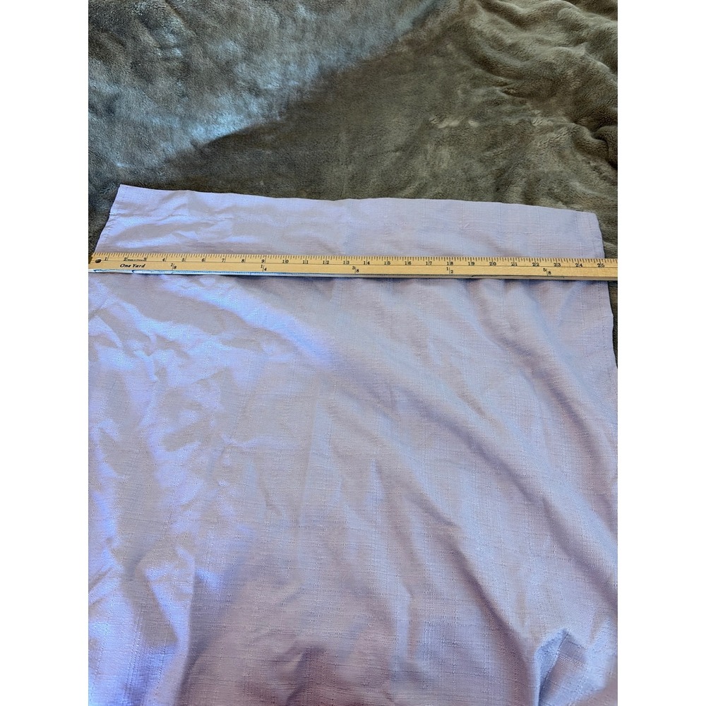 Keeco Lavender Purple Textured Blackout Curtain Panels 25x84 Set of 2
